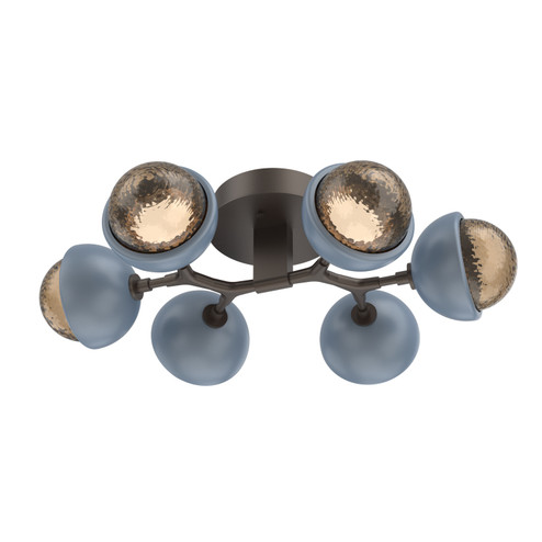 Cabochon LED Flush Mount in Flat Bronze (404|CLB0093-01-FB-B-L3-BU)