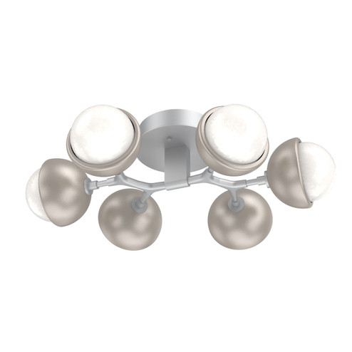 Cabochon LED Flush Mount in Classic Silver (404|CLB0093-01-CS-WL-L3-BS)