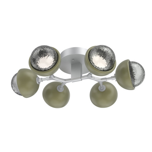 Cabochon LED Flush Mount in Classic Silver (404|CLB0093-01-CS-S-L3-GE)