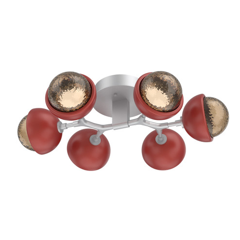 Cabochon LED Flush Mount in Classic Silver (404|CLB0093-01-CS-B-L1-RE)