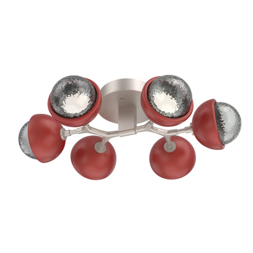 Cabochon LED Flush Mount in Beige Silver (404|CLB0093-01-BS-S-L1-RE)