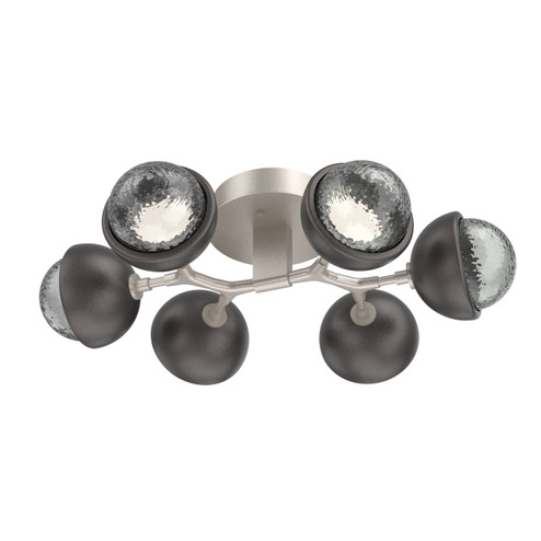 Cabochon LED Flush Mount in Beige Silver (404|CLB0093-01-BS-S-L1-GP)