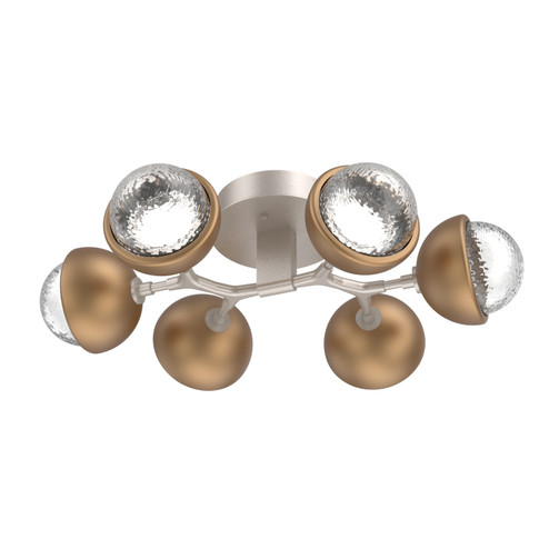 Cabochon LED Flush Mount in Beige Silver (404|CLB0093-01-BS-C-L3-NB)