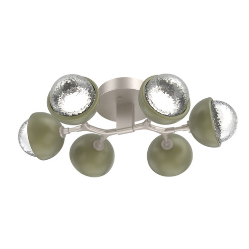 Cabochon LED Flush Mount in Beige Silver (404|CLB0093-01-BS-C-L3-GE)