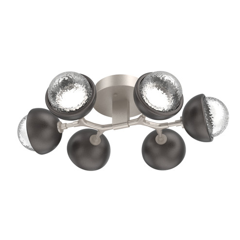 Cabochon LED Flush Mount in Beige Silver (404|CLB0093-01-BS-C-L1-GP)