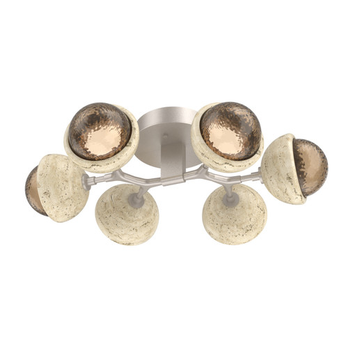 Cabochon LED Flush Mount in Beige Silver (404|CLB0093-01-BS-B-L1-TR)