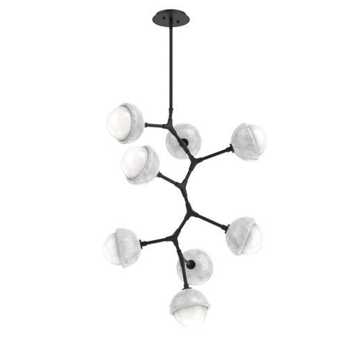 Cabochon LED Chandelier in Matte Black (404|CHB0093-VB-MB-WL-001-L3-WM)