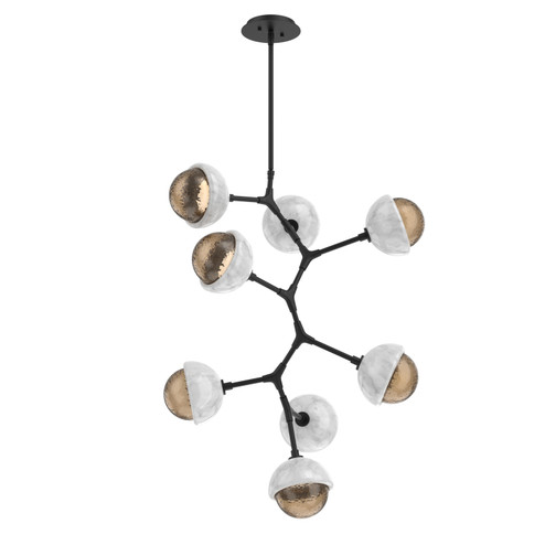Cabochon LED Chandelier in Matte Black (404|CHB0093-VB-MB-B-001-L1-WM)