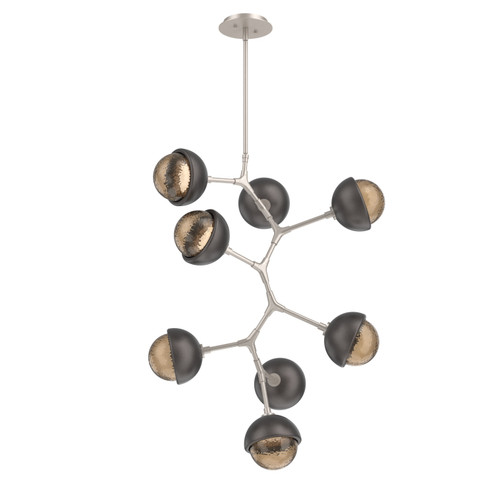 Cabochon LED Chandelier in Beige Silver (404|CHB0093-VB-BS-B-001-L1-GP)
