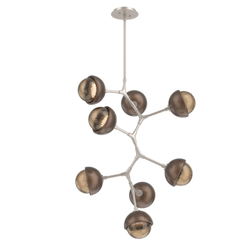Cabochon LED Chandelier in Beige Silver (404|CHB0093-VB-BS-B-001-L1-BB)