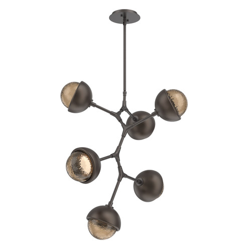 Cabochon LED Chandelier in Graphite (404|CHB0093-VA-GP-B-001-L3-FB)