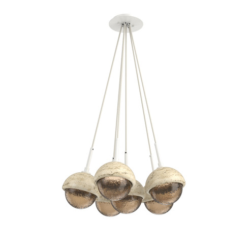 Cabochon LED Pendant in Salt White (404|CHB0093-0F-WI-B-C01-L3-TR)