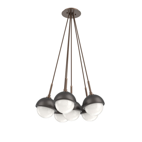 Cabochon LED Pendant in Burnished Bronze (404|CHB0093-0F-BB-WL-C01-L3-GP)