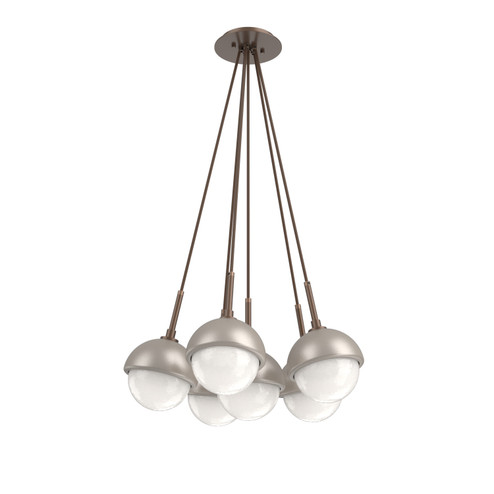 Cabochon LED Pendant in Burnished Bronze (404|CHB0093-0F-BB-WL-C01-L3-BS)