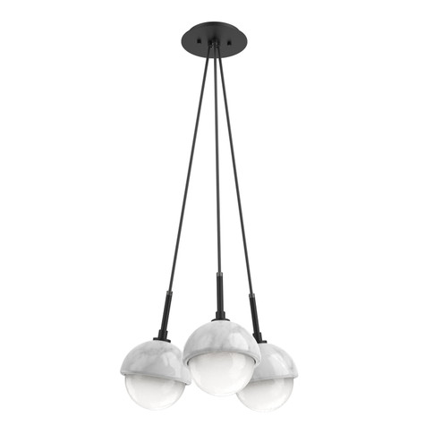 Cabochon LED Pendant in Matte Black (404|CHB0093-0E-MB-WL-C01-L3-WM)