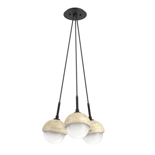 Cabochon LED Pendant in Matte Black (404|CHB0093-0E-MB-WL-C01-L3-TR)