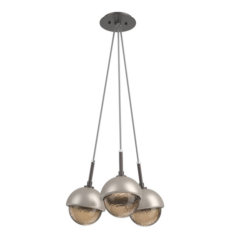Cabochon LED Pendant in Graphite (404|CHB0093-0E-GP-B-C01-L1-BS)