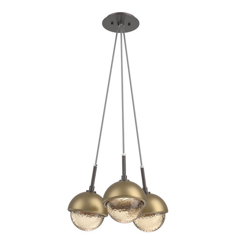 Cabochon LED Pendant in Graphite (404|CHB0093-0E-GP-A-C01-L3-GB)