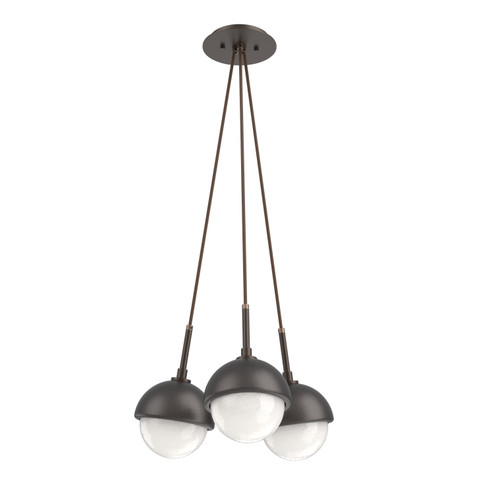 Cabochon LED Pendant in Flat Bronze (404|CHB0093-0E-FB-WL-C01-L3-GP)
