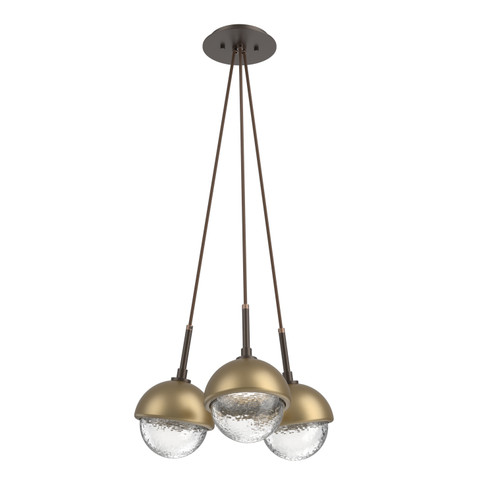 Cabochon LED Pendant in Flat Bronze (404|CHB0093-0E-FB-C-C01-L3-GB)