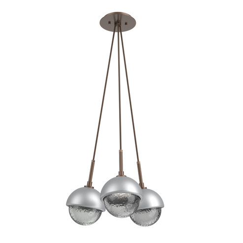 Cabochon LED Pendant in Burnished Bronze (404|CHB0093-0E-BB-S-C01-L3-CS)