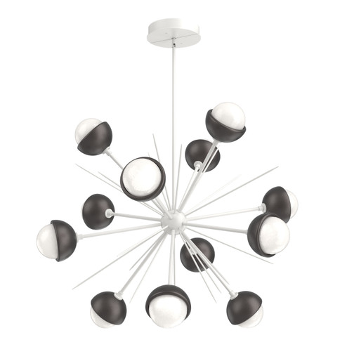 Cabochon LED Chandelier in Salt White (404|CHB0093-0B-WI-WL-001-L3-GP)