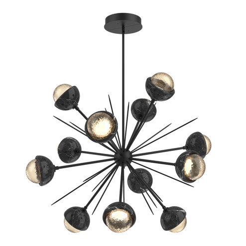 Cabochon LED Chandelier in Matte Black (404|CHB0093-0B-MB-A-001-L3-BM)