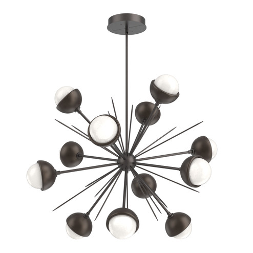 Cabochon LED Chandelier in Graphite (404|CHB0093-0B-GP-WL-001-L3-FB)