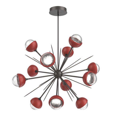 Cabochon LED Chandelier in Graphite (404|CHB0093-0B-GP-C-001-L1-RE)