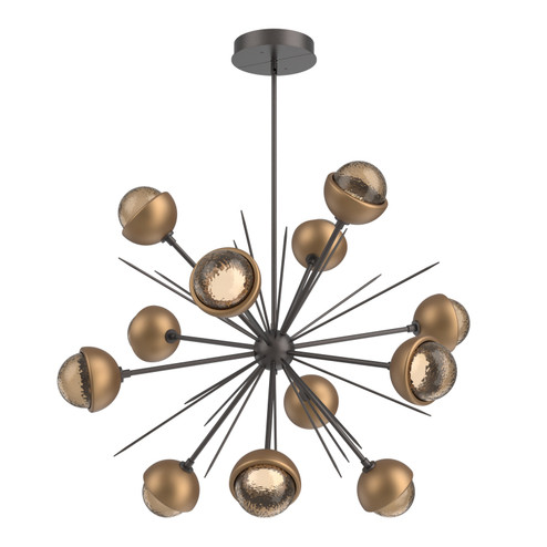Cabochon LED Chandelier in Graphite (404|CHB0093-0B-GP-B-001-L1-NB)