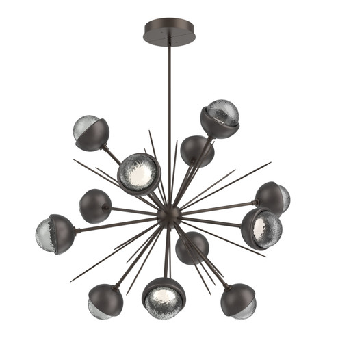 Cabochon LED Chandelier in Flat Bronze (404|CHB0093-0B-FB-S-001-L3-GP)