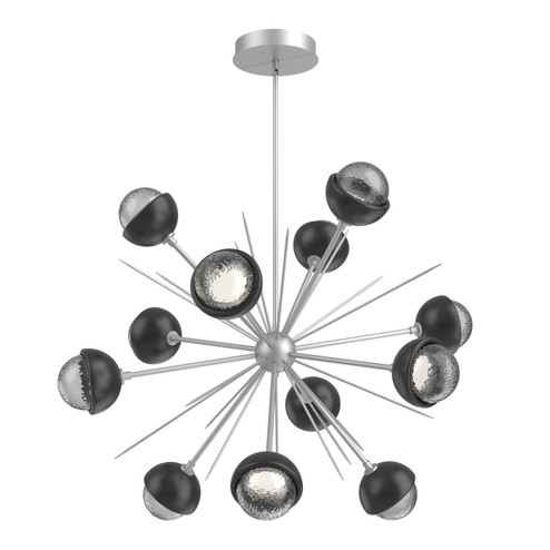 Cabochon LED Chandelier in Classic Silver (404|CHB0093-0B-CS-S-001-L3-MB)