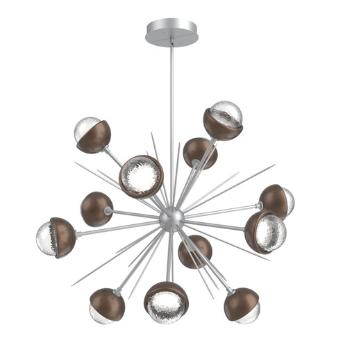 Cabochon LED Chandelier in Classic Silver (404|CHB0093-0B-CS-C-001-L3-BB)