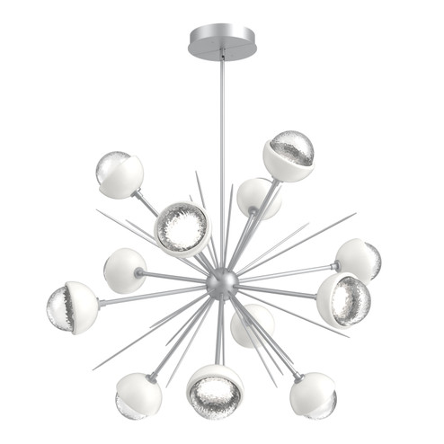 Cabochon LED Chandelier in Classic Silver (404|CHB0093-0B-CS-C-001-L1-WI)