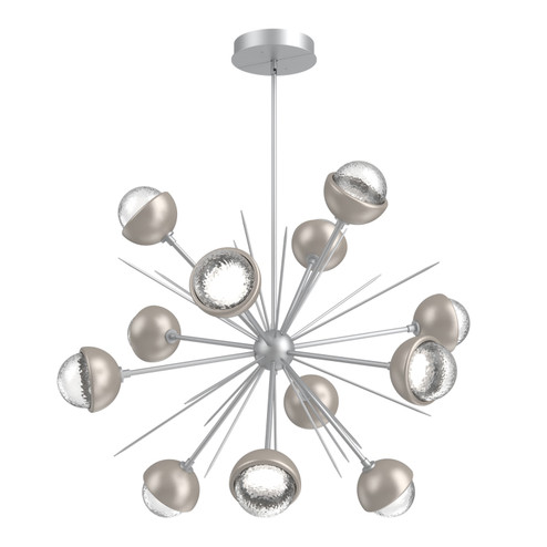 Cabochon LED Chandelier in Classic Silver (404|CHB0093-0B-CS-C-001-L1-BS)
