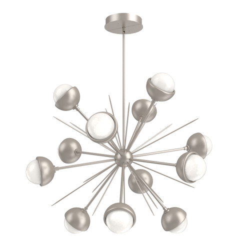 Cabochon LED Chandelier in Beige Silver (404|CHB0093-0B-BS-WL-001-L3-MS)
