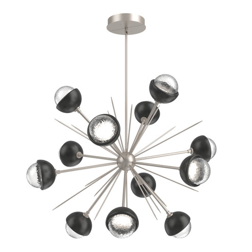 Cabochon LED Chandelier in Beige Silver (404|CHB0093-0B-BS-C-001-L3-MB)