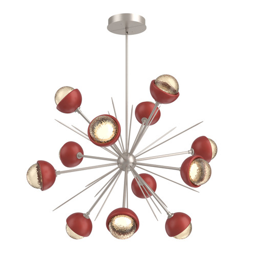 Cabochon LED Chandelier in Beige Silver (404|CHB0093-0B-BS-A-001-L3-RE)
