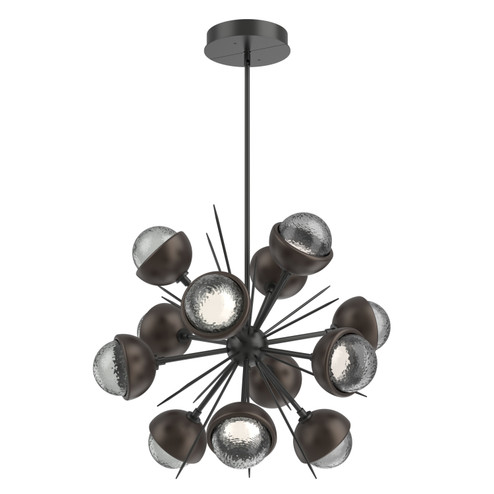 Cabochon LED Chandelier in Matte Black (404|CHB0093-0A-MB-S-001-L3-FB)