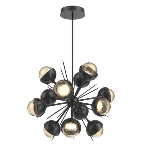 Cabochon LED Chandelier in Matte Black (404|CHB0093-0A-MB-A-001-L3-MS)