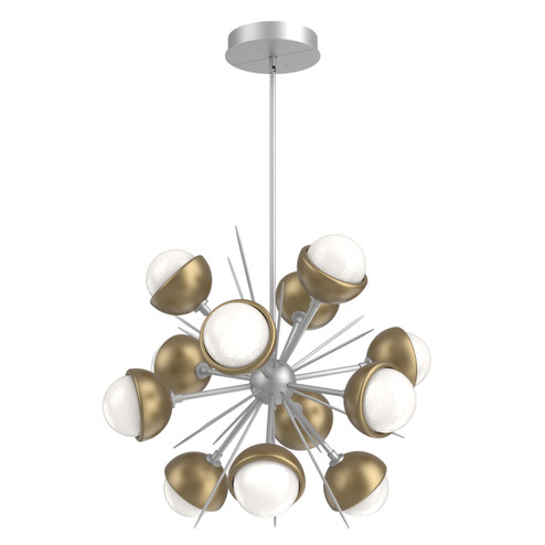 Cabochon LED Chandelier in Classic Silver (404|CHB0093-0A-CS-WL-001-L3-GB)