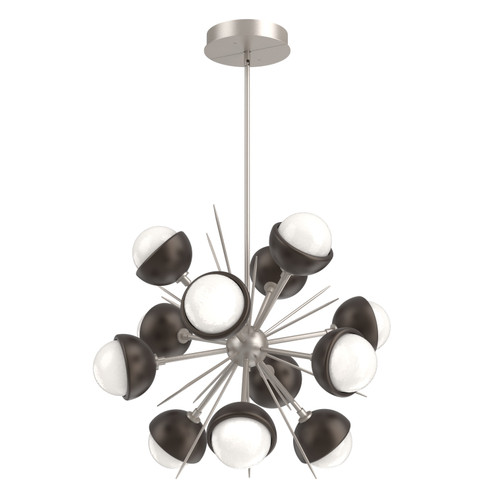 Cabochon LED Chandelier in Beige Silver (404|CHB0093-0A-BS-WL-001-L3-FB)