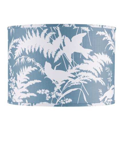 Aviary Lamp Shade in Dusty Blue / Ivory (142|0900-6008)