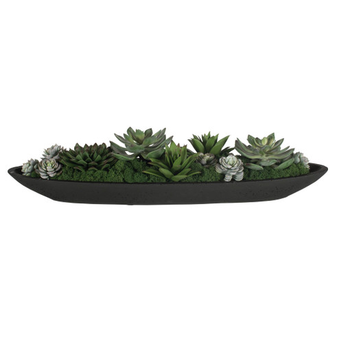 Verde Bowl Centerpiece in Black (52|60260)