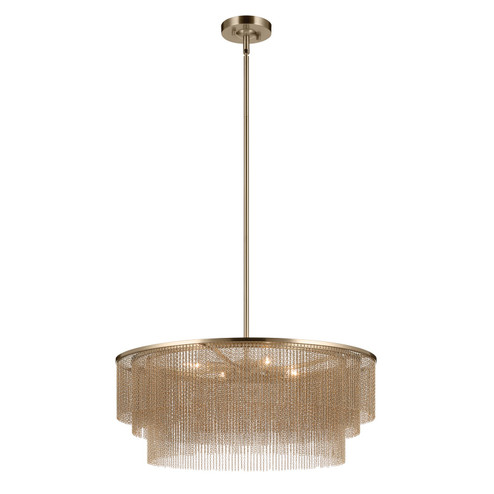 Khaite Four Light Chandelier in Champagne Bronze (12|52823CPZ)