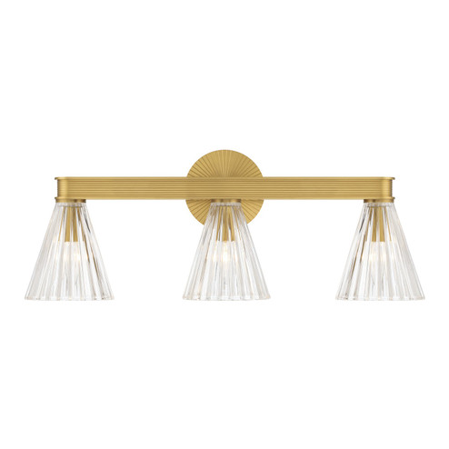 Lotus Three Light Bath in Luxe Gold (60|LOT-703-LG)
