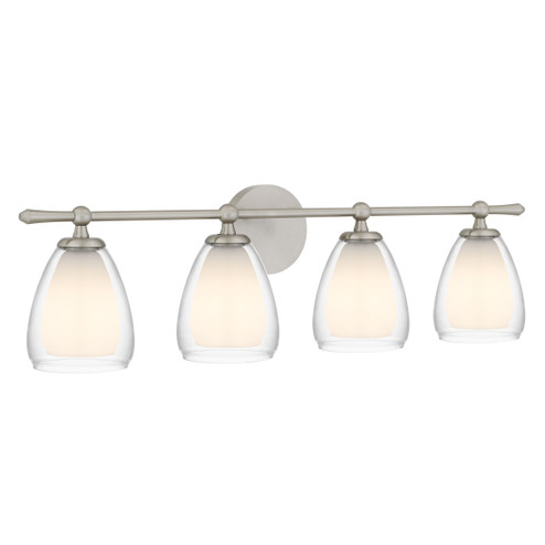 Vivienne Four Light Vanity in Brushed Nickel (10|VIV8632BN)