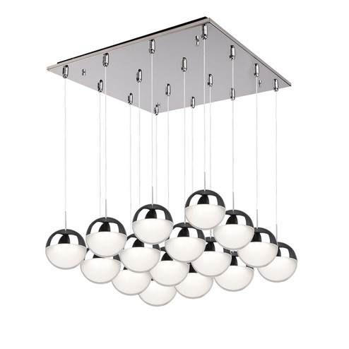 Pluto LED Pendant in Chrome (347|MP402801CH-16)