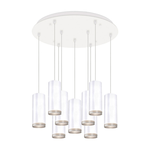 Cameo LED Pendant in White (347|MP401431WH-09)