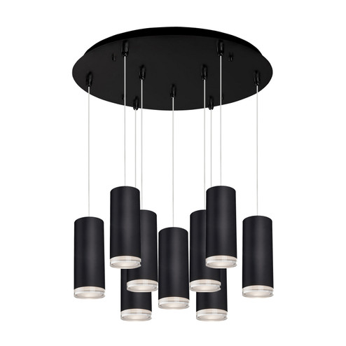 Cameo LED Pendant in Black (347|MP401431BK-09)